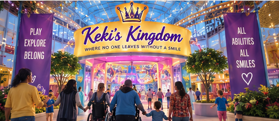Concept artwork from the selected website design, not a completed park